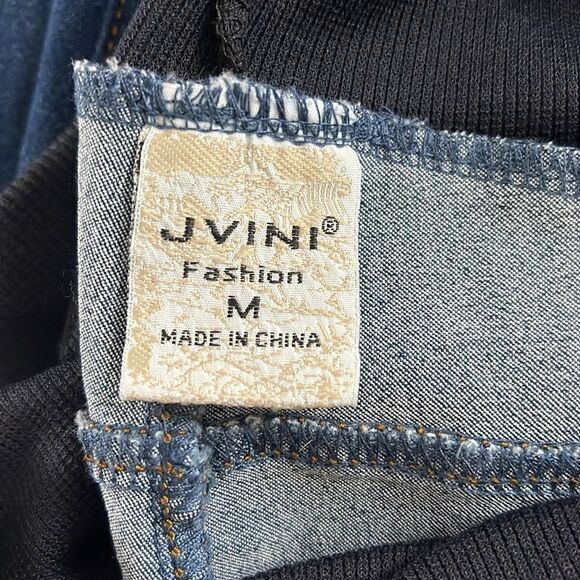 NWT Maternity Fashion Blue Skinny Jeans Size M Medium Denim Pants - Picture 4 of 5